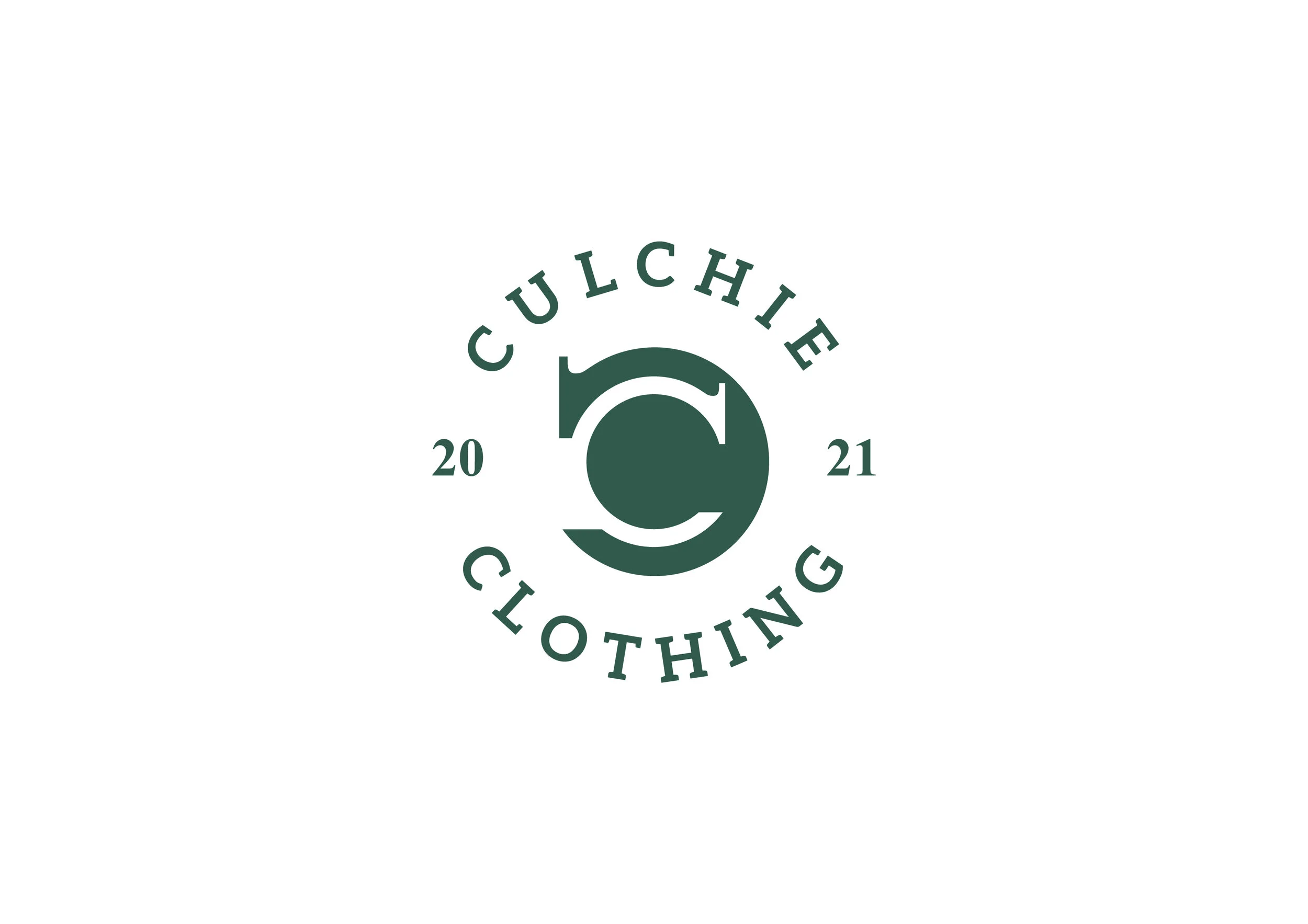 Logo with a circular design featuring the words 'Culchie Clothing' and the year '2021', with a stylized 'C' and 'G' in the center.